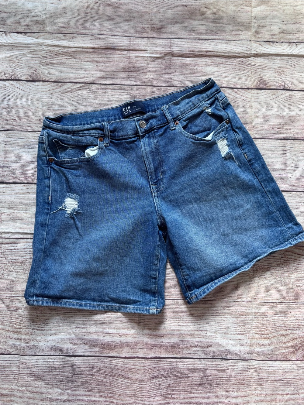 GAP Distressed Jean Shorts